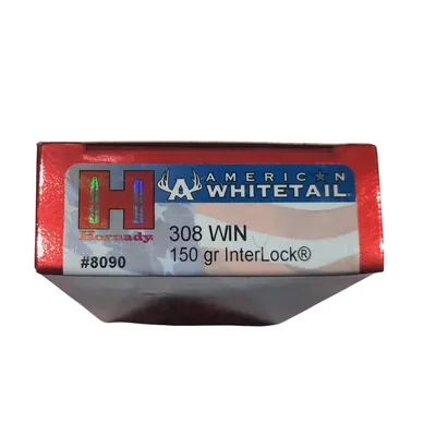 Balas Hornady American Whitetail 308 Win 150gr Interlock x20