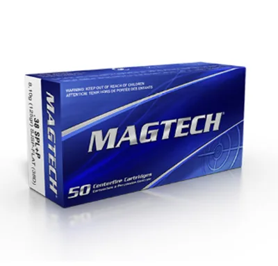 Balas Magtech 38 Spc +P 125gr SJSP Flat x50