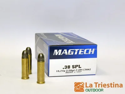 Balas Magtech 38 Spc 158gr Lead Round Nose x50