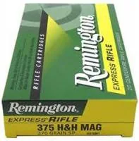 Balas Remington 375 H&H 270gr SP x20