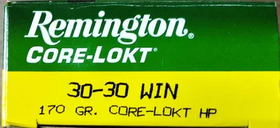 Balas Remington Core-Lokt 30-30 170gr HP x20