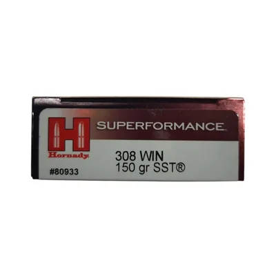 Balas Hornady Superformance 308 Win 150gr SST x20