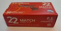 Balas Orbea Match Pistol 22 LR Subsonic Solid Lead x50