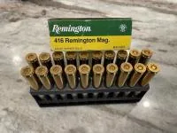 Balas Remington 416 Rem Mag 350gr SP x20