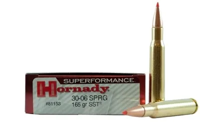 Balas Hornady Superformance 30-06 165gr SST x20