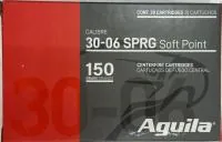 Balas Aguila 30-06 150gr SP x20