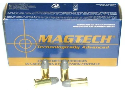Balas Magtech 38 Short 125gr Lead Round Nose x50