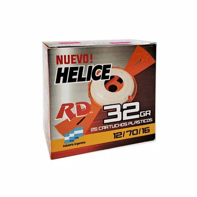 Cartuchos RD Helice 12GA Shot N7.5/32g x25