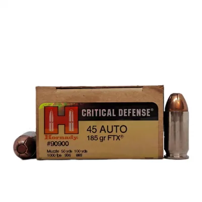 Balas Hornady Critical Defense 45 ACP x20