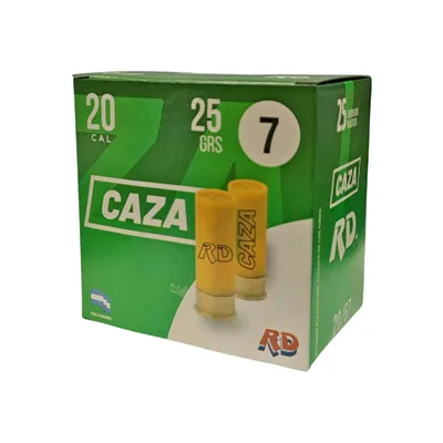 Cartuchos RD 20GA Shot N7/25g x25