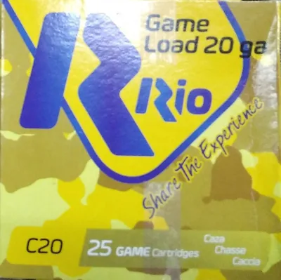 Cartuchos Rio 20GA Shot N5 x25