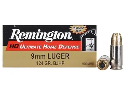 Balas Remington 9mm 124gr JHP x25