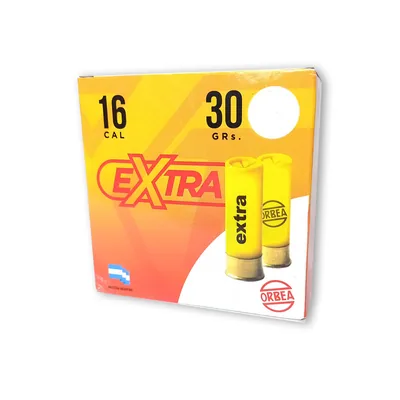 Cartuchos Orbea Extra 16GA Shot N1/30g x25