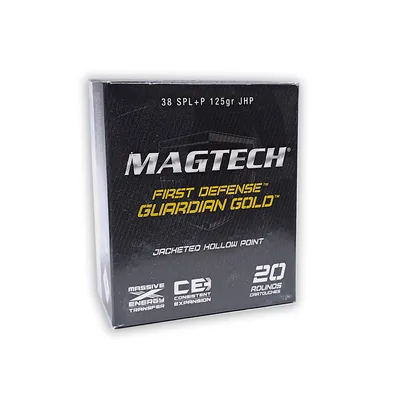 Balas Magtech Guardian Gold 38 Spc +P 125gr JHP x20