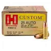 Balas Hornady 25 ACP 35gr XTP x25