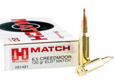 Balas Hornady Match 6.5 Creed 120gr