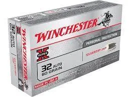 Balas Winchester 32 ACP 60gr Silvertip x50