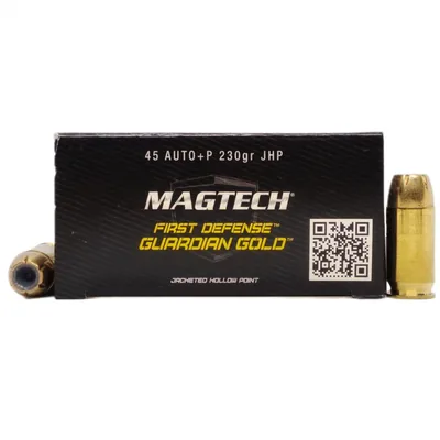 Balas Magtech Guardian Gold 45 ACP +P 230gr Guardian Gold x20