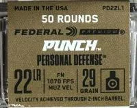 Balas Federal Punch 22 LR 29gr x50