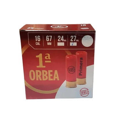 Cartuchos Orbea 16GA Shot N5/27g x25