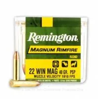 Balas Remington 22 WMR 40gr HP Copper Plated x50