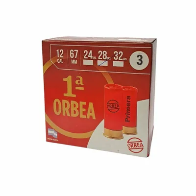 Cartuchos Orbea 12GA Shot N3/28g x25