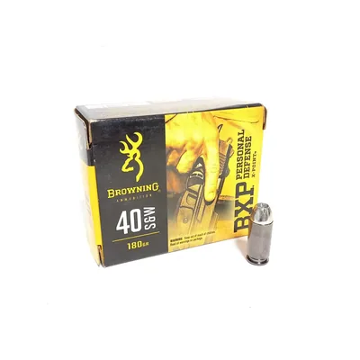 Balas Browning 40 S&W 180gr JHP x20