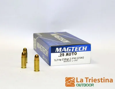 Balas Magtech 25 ACP 50gr FMJ x50