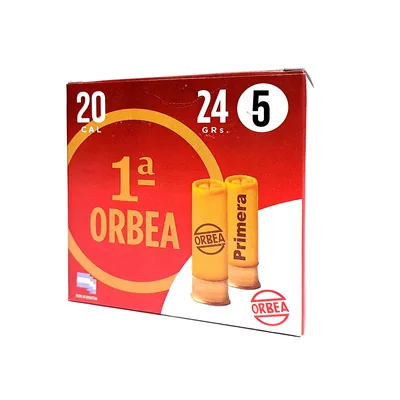 Cartuchos Orbea 20GA Shot N5/24g x25