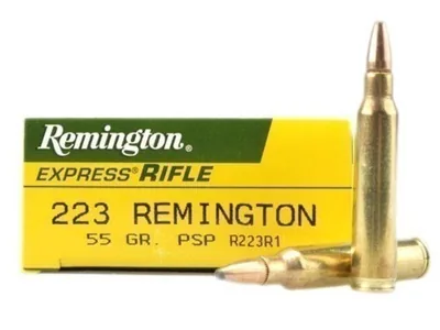 Balas Remington Express Rifle 223 Rem 55gr PSP x20