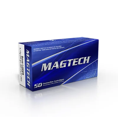 Balas Magtech 9mm 95gr JSP Flat x50