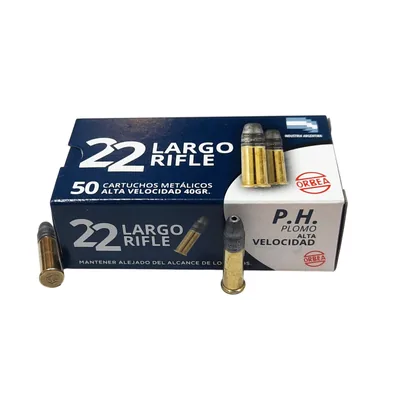 Balas Orbea 22 LR High Velocity 40gr HP x50