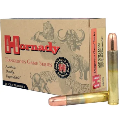 Balas Hornady Superformance 458 Win Mag 500gr DGS x20