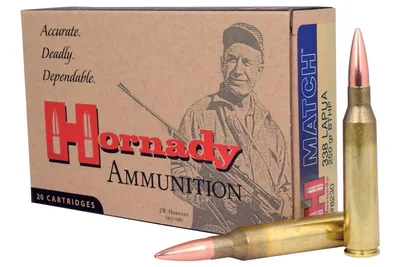 Balas Hornady 338 Lapua 250gr HP Boat Tail x20
