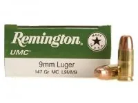 Balas Remington 9mm 147gr FMJ x50