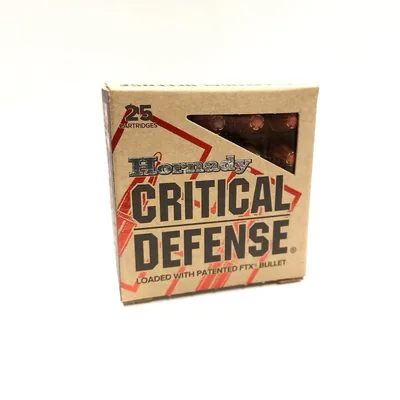 Balas Critical Defense 9mm 115gr x25