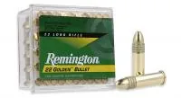 Balas Remington Golden Bullet 22 LR High Velocity 40gr Solid Round Nose Copper Plated x100