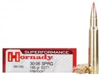 Balas Hornady Superformance 30-06 165gr SST x20