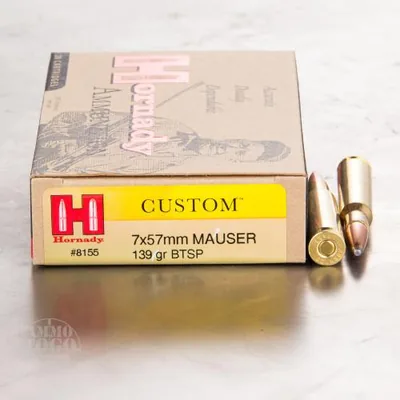 Balas Hornady Custom 7×57 139gr Interlock Boat Tail