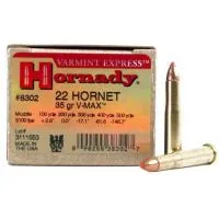 Balas Hornady 22 Hornet 35gr x25