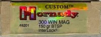 Balas Hornady 300 Win Mag 150gr Interlock Boat Tail x20