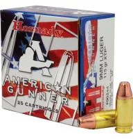 Balas Hornady American Gunner 9mm 115gr XTP x25