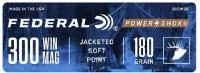 Balas Federal 300 Win Mag 180gr SP x20
