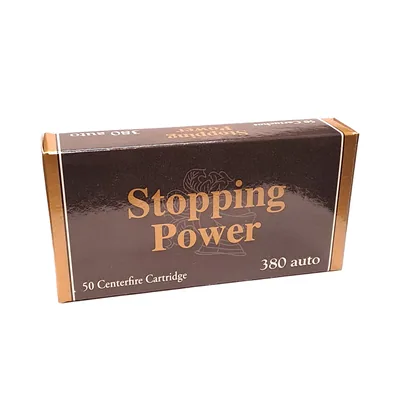 Balas Stopping Power 380 ACP 95gr FMJ x50