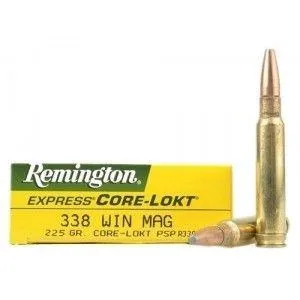 Balas Remington Core-Lokt 338 Win Mag 250gr x20