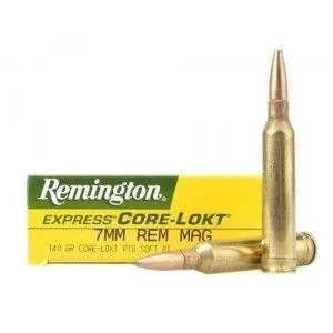 Balas Remington Core-Lokt 7mm Rem Mag 150gr SP x20