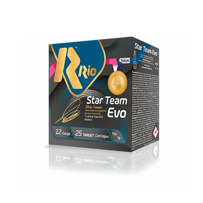 Cartuchos Rio Star Team Evo Gold Medal 12GA Shot N7.5/28g x25