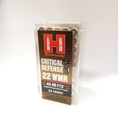 Balas Hornady Critical Defense 22 WMR 45gr FTX x50