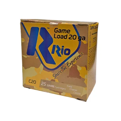 Cartuchos Rio Game Load 20GA Shot N7/28g x25