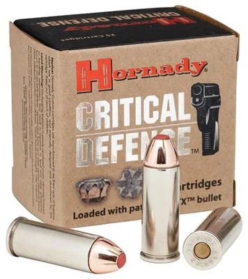 Balas Hornady Critical Defense 38 Spc +P 110gr FTX x25